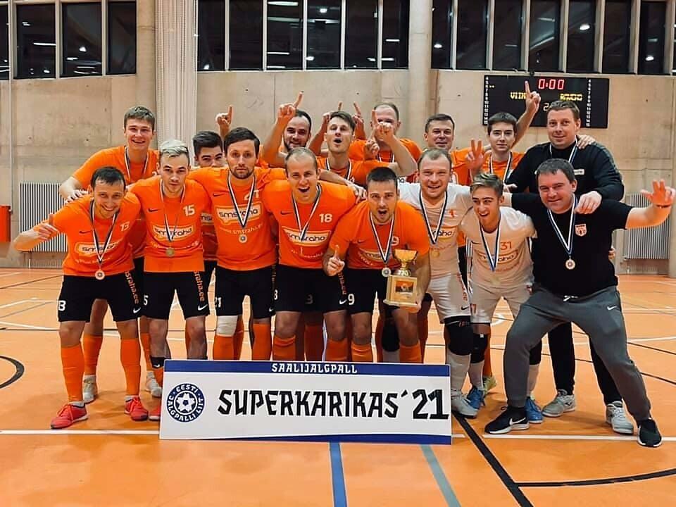 Команда из Виймси в третий раз выиграла Суперкубок Эстонии.