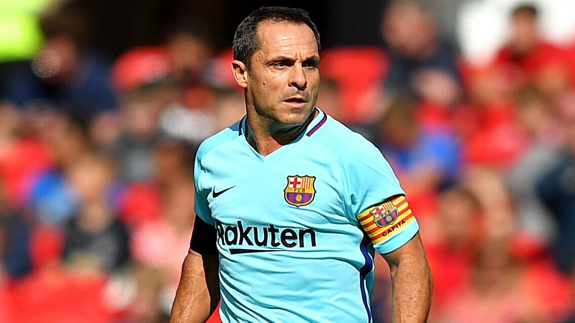 Sergi Barjuan 2017. aastal Old Traffordil toimunud legendide matšis