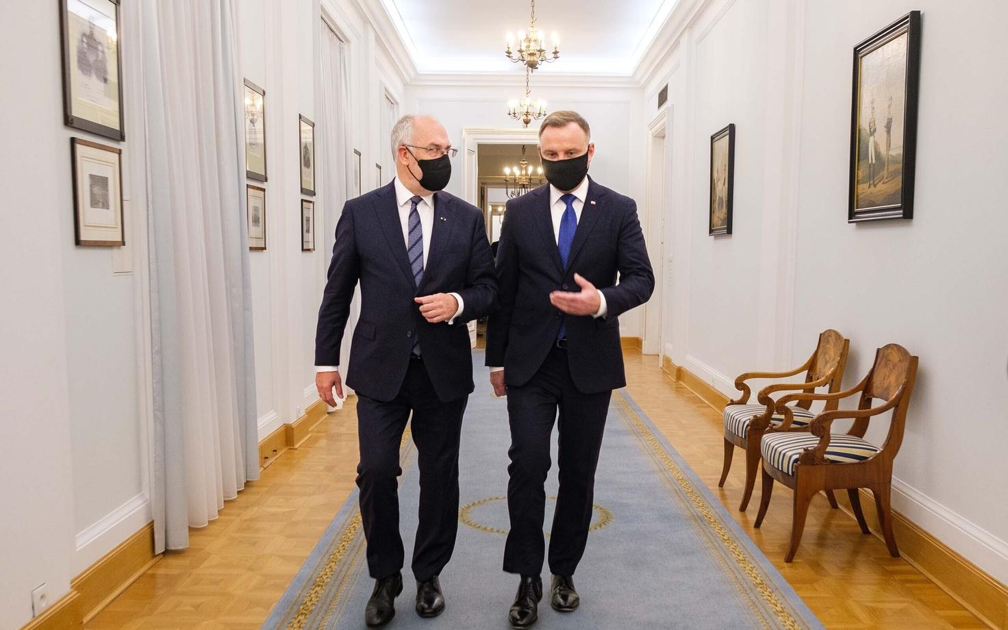Алар Карис и Анджей Дуда.