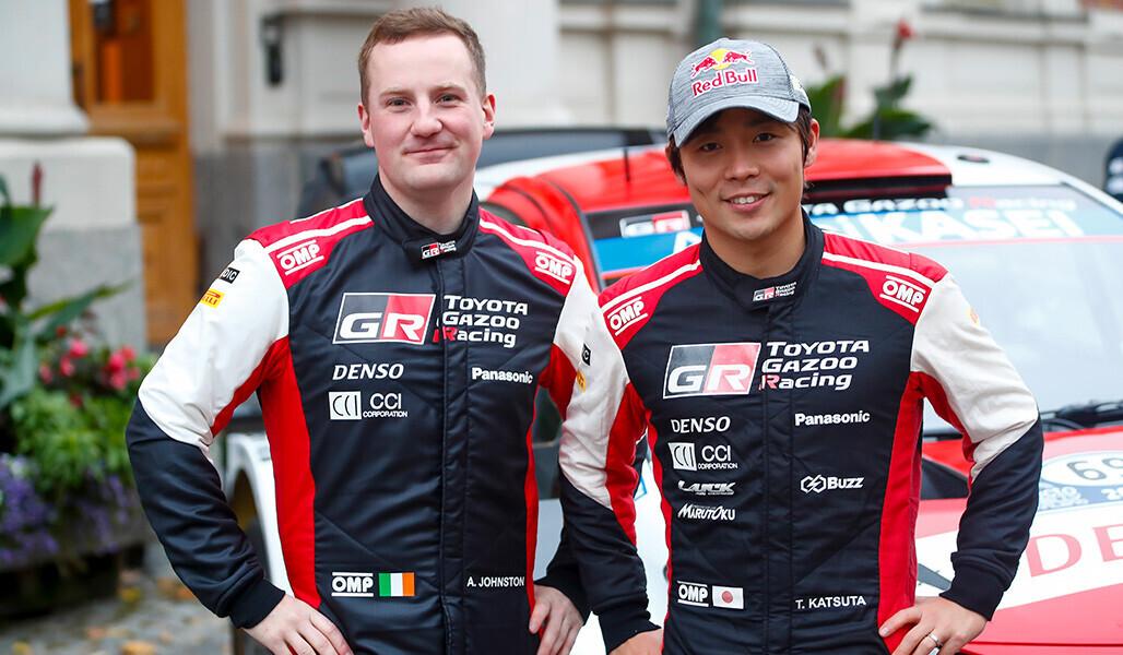Aaron Johnston ja Takamoto Katsuta
