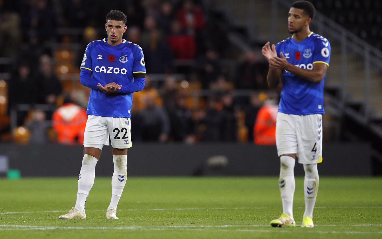 Evertoni mängijad Ben Godfrey ja Mason Holgat