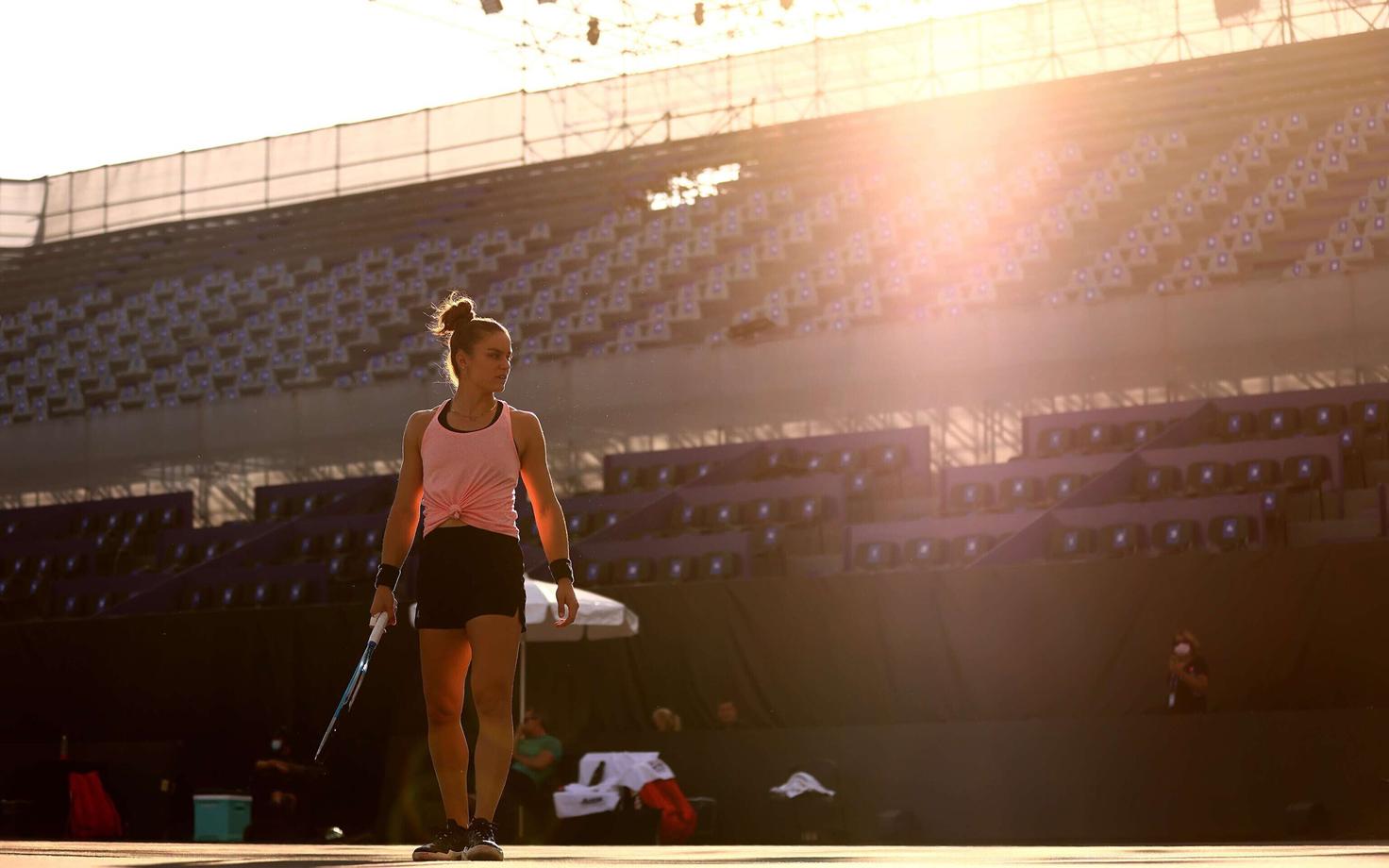 Maria Sakkari Guadalajaras treeningul
