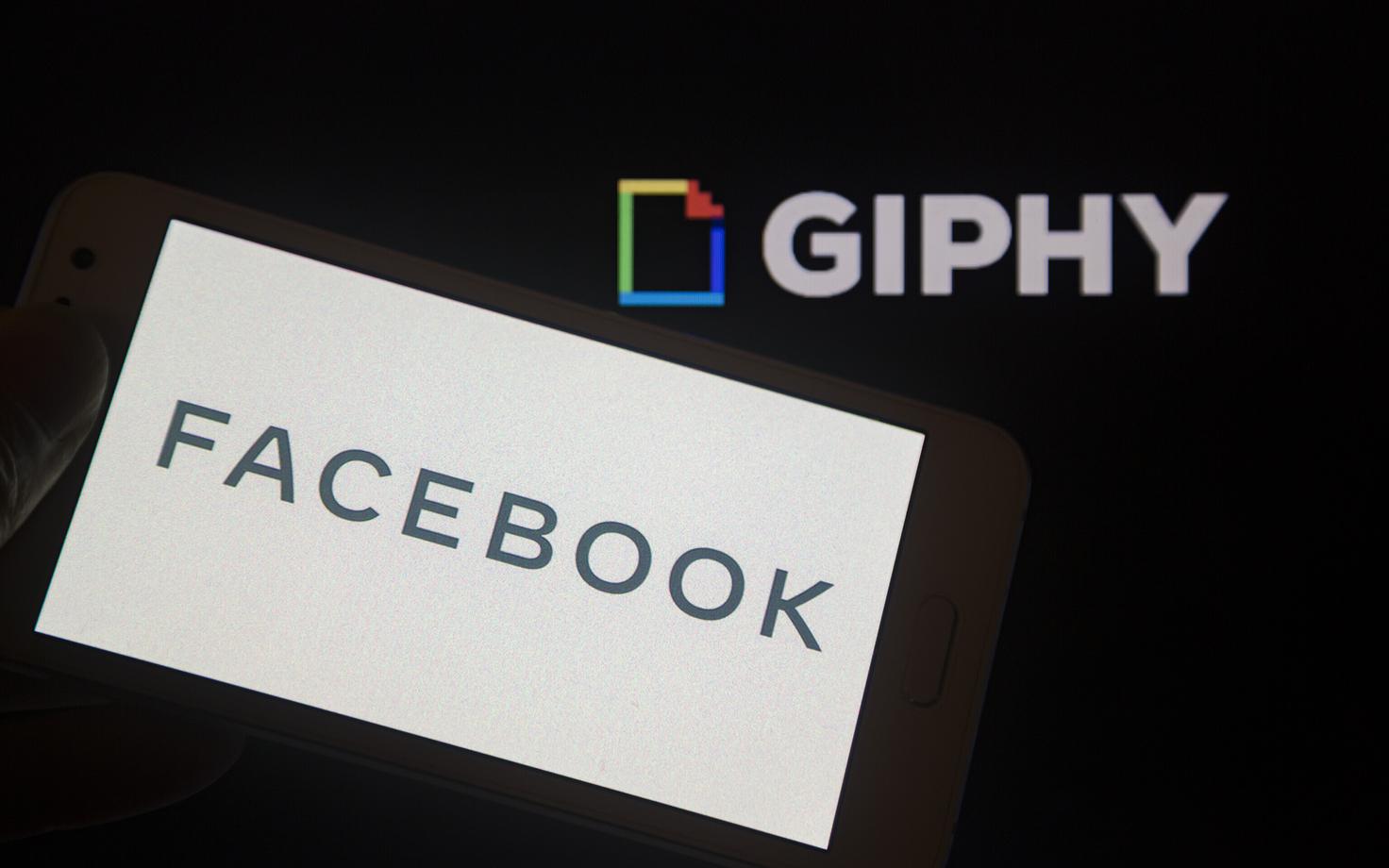 Facebook ja Giphy.