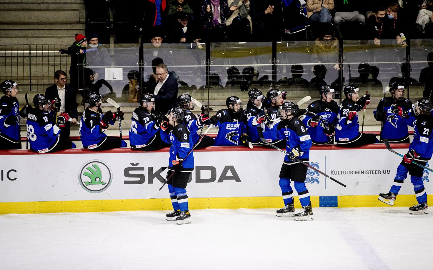 Jäähoki U-20 I divisjoni B-grupi MM: Eesti – Ukraina