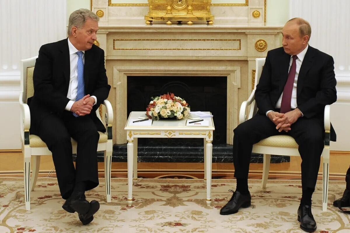 Niinistö ja Putin Moskvas