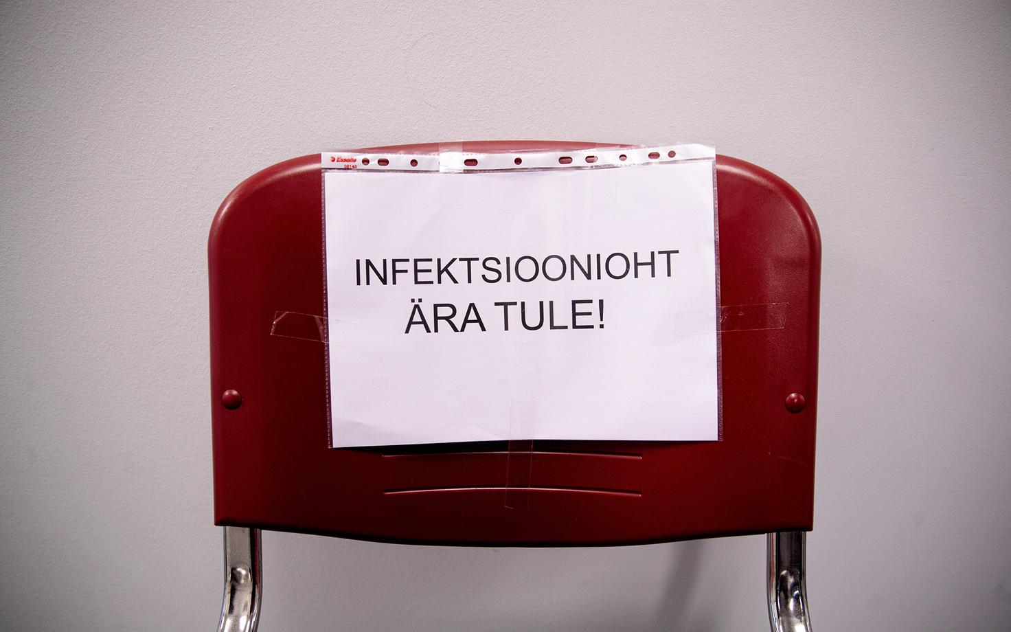 Hoiatav silt perearstikeskuses