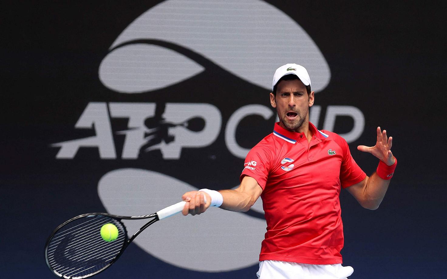 Novak Djokovic 2021. aasta ATP Cupil.