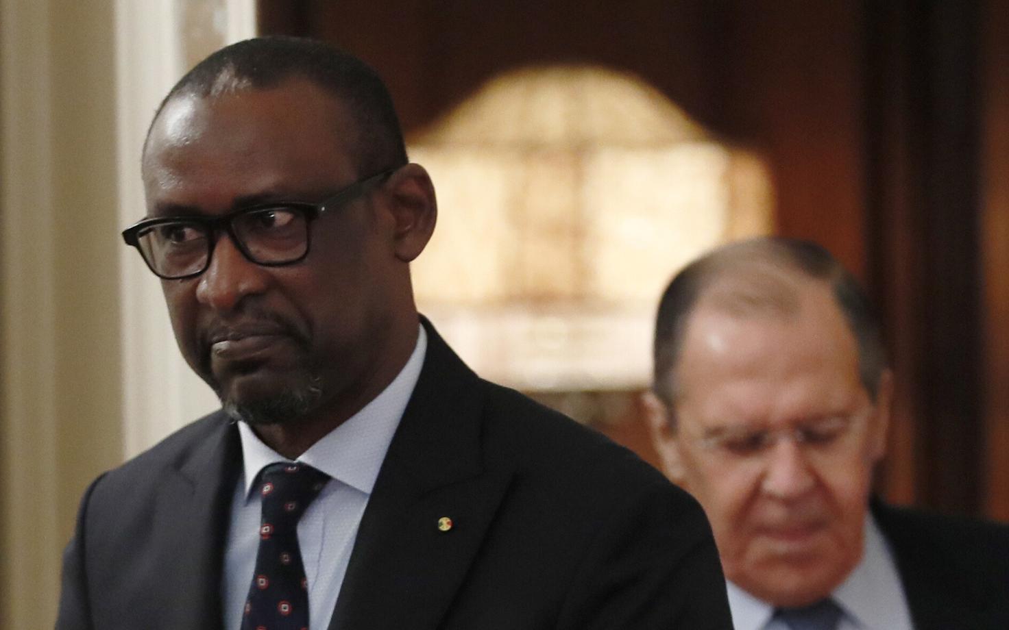 Mali välisminister Abdoulaye Diop ja Venemaa välisminister Sergei Lavrov