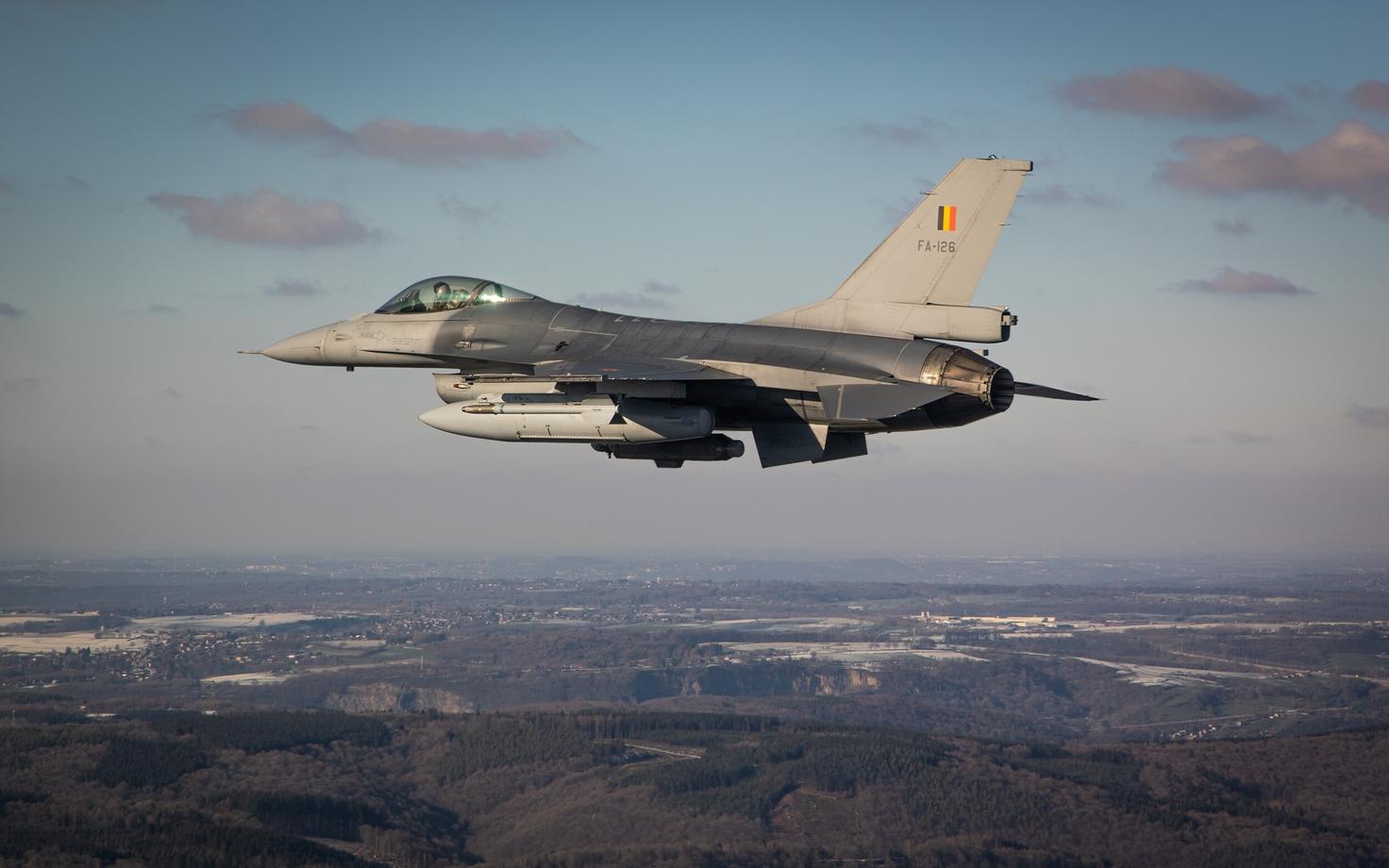 F-16 ВВС Бельгии.