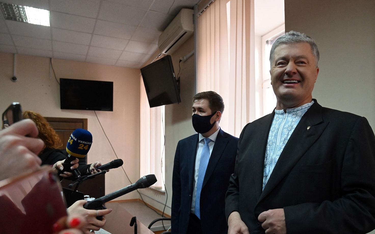 Петр Порошенко в суде.