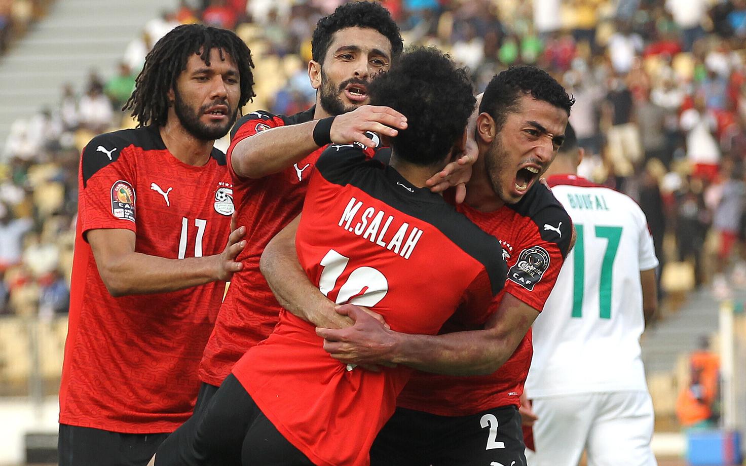 Mohamed Salah ja Egiptuse jalgpallikoondislased