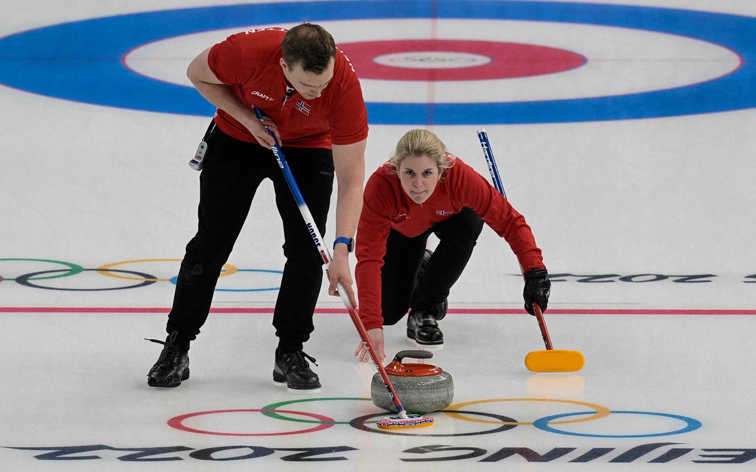 Norra paar Kristin Skaslien - Magnus Nedregotten kohtumises Tšehhi vastu