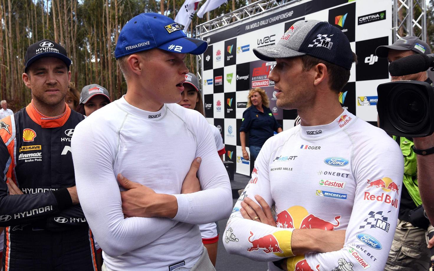 Ott Tänak ja Sebastien Ogier