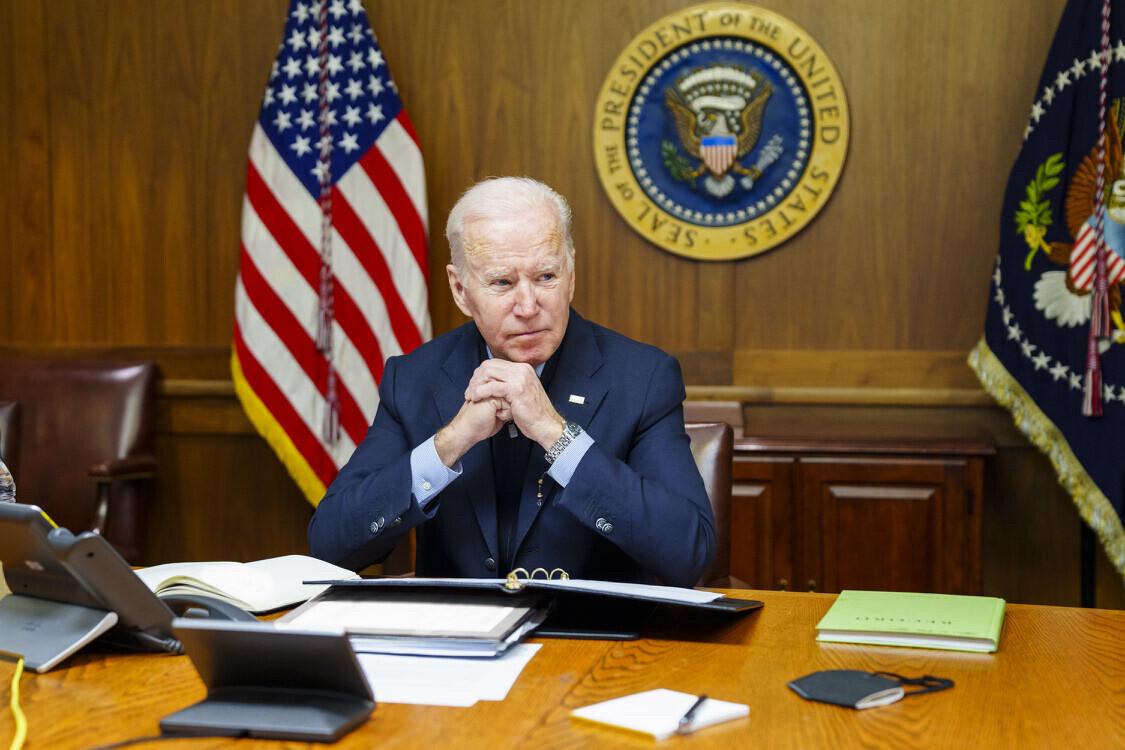 USA president Joe Biden Camp Davidis