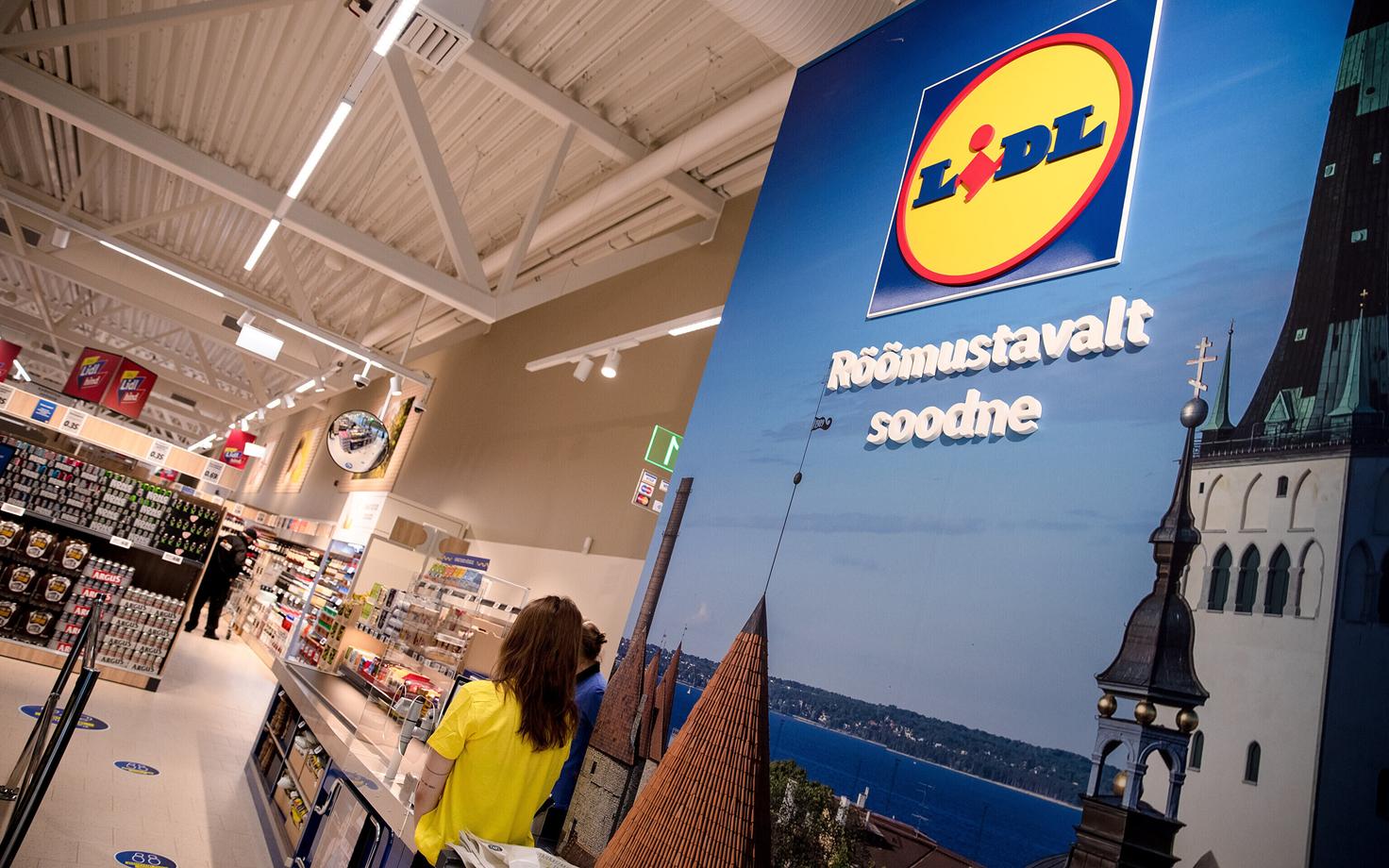Lidl открыл в Эстонии первые магазины.