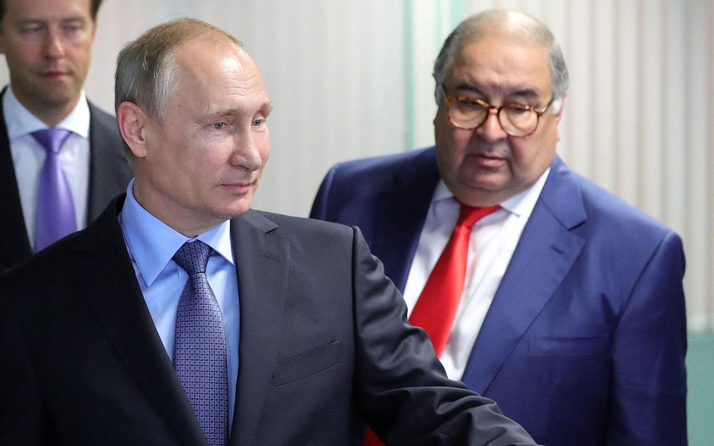 Alisher Usmanov koos Vladimir Putiniga.