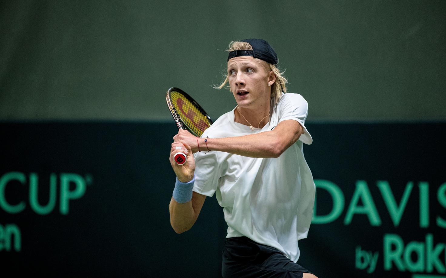 Mark Lajal 2022. aastal Tallinnas peetud Davis Cupi matšil