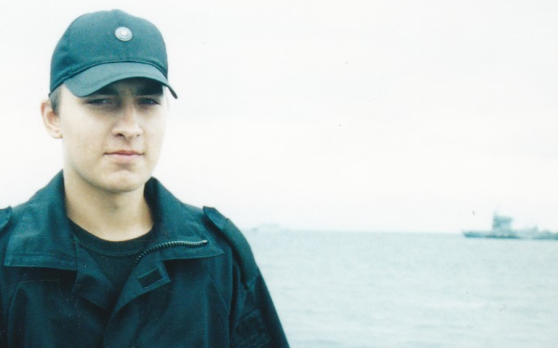Andres Laiapea 2001. aasta septembris õppusel Open Spirit 2001.