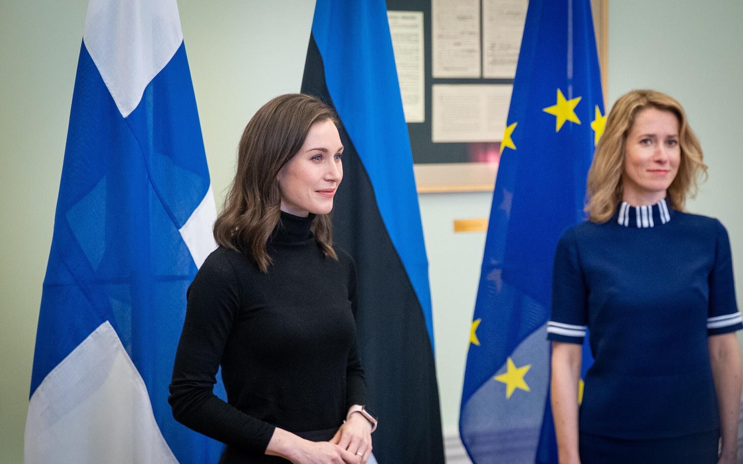 Soome peaminister Sanna Marin ja peaminister Kaja Kallas