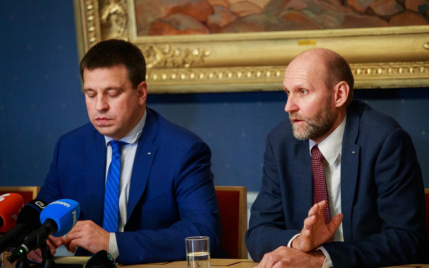 Jüri Ratas ja Helir-Valdor Seeder.