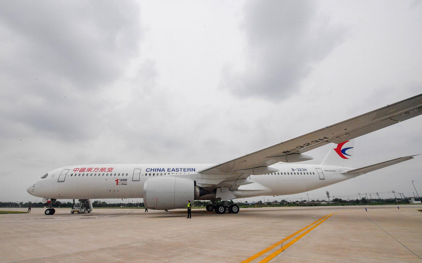 Hiina lennuettevõtte China Eastern Airlines lennuk.