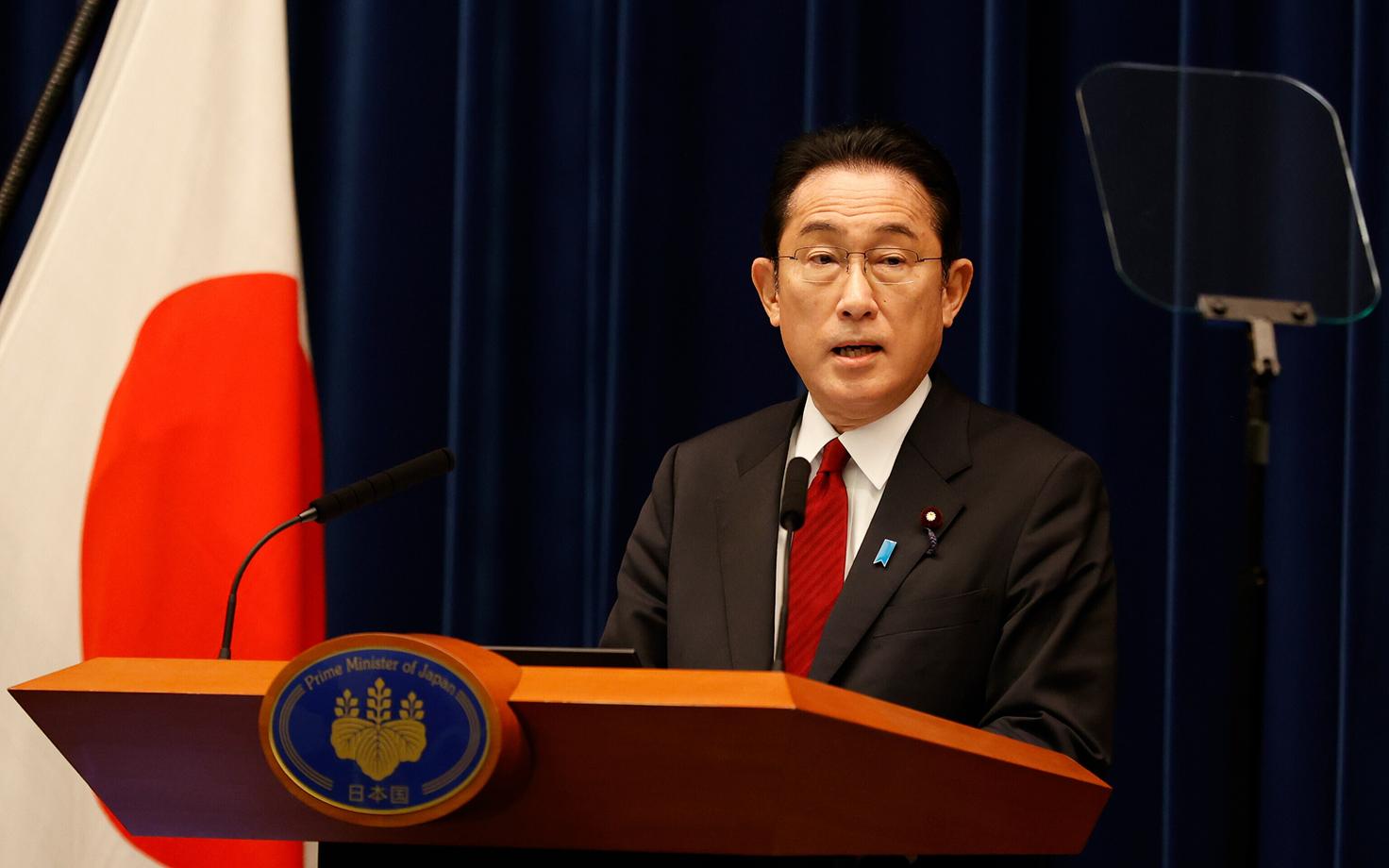 Jaapani peaminister Fumio Kishida.