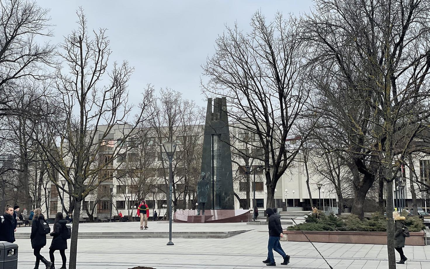 Литовский парламент в Вильнюсе.