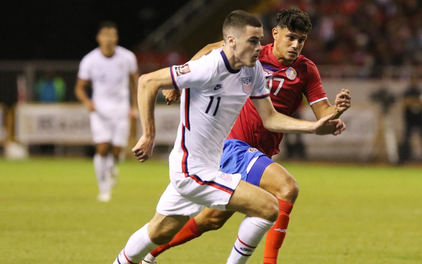 USA koondislane Giovanni Reyna mängus Costa Rica vastu