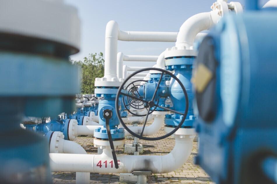 Хранилище газа в Инчукалнсе.