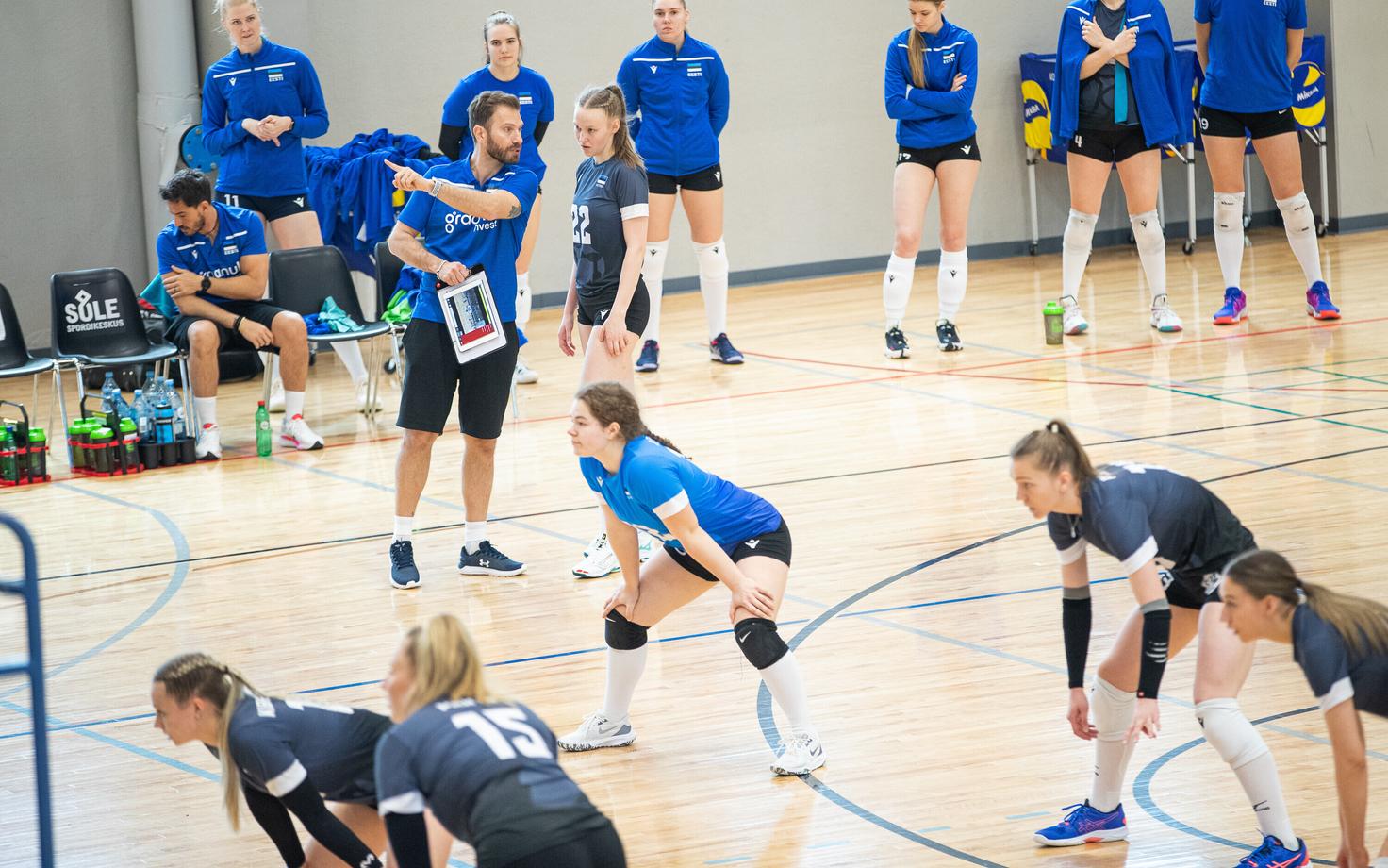 Eesti naiste võrkpallikoondise kontrollmäng Läti U-21 naiskonnaga