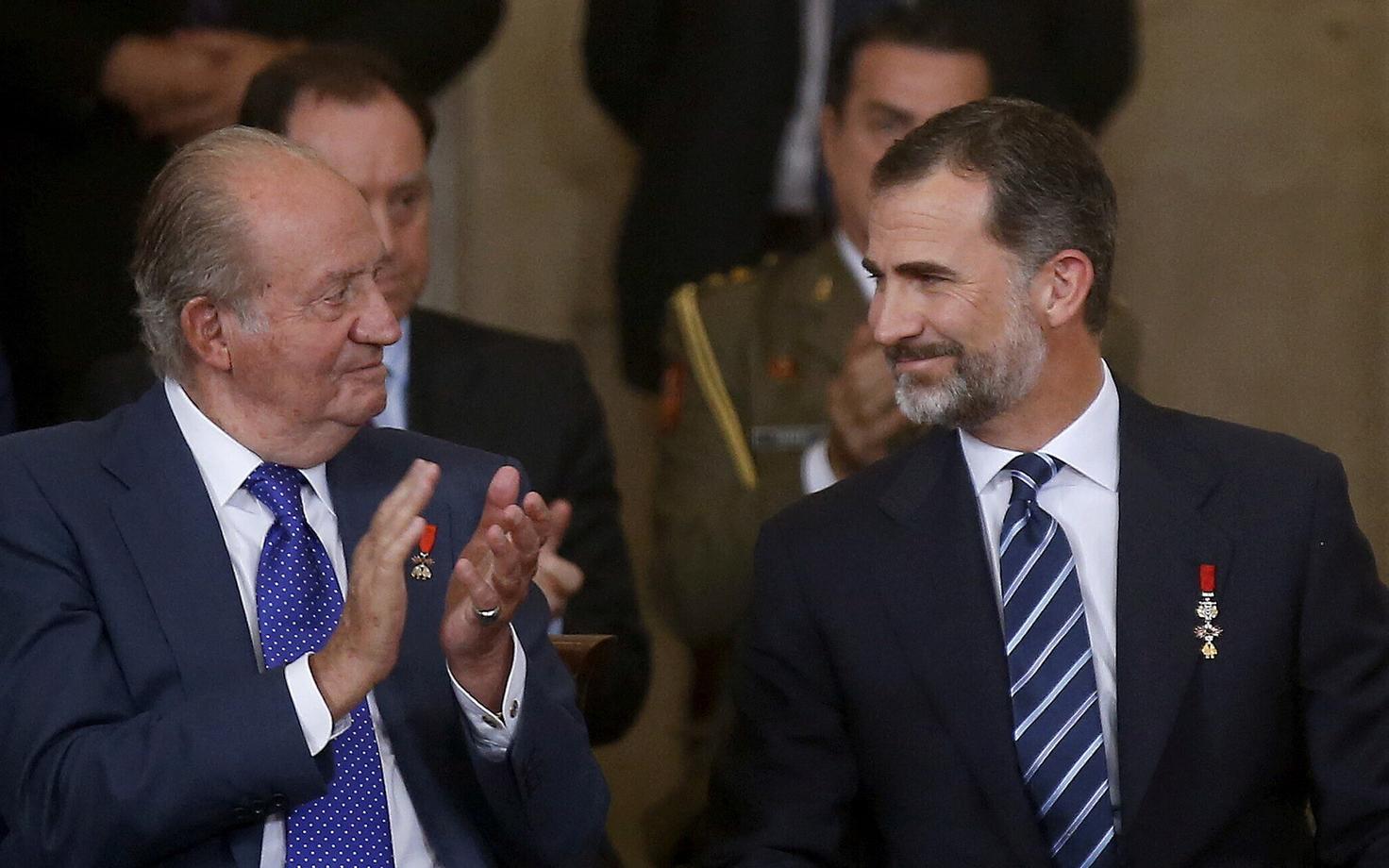 Juan Carlos ja tema poeg Felipe VI
