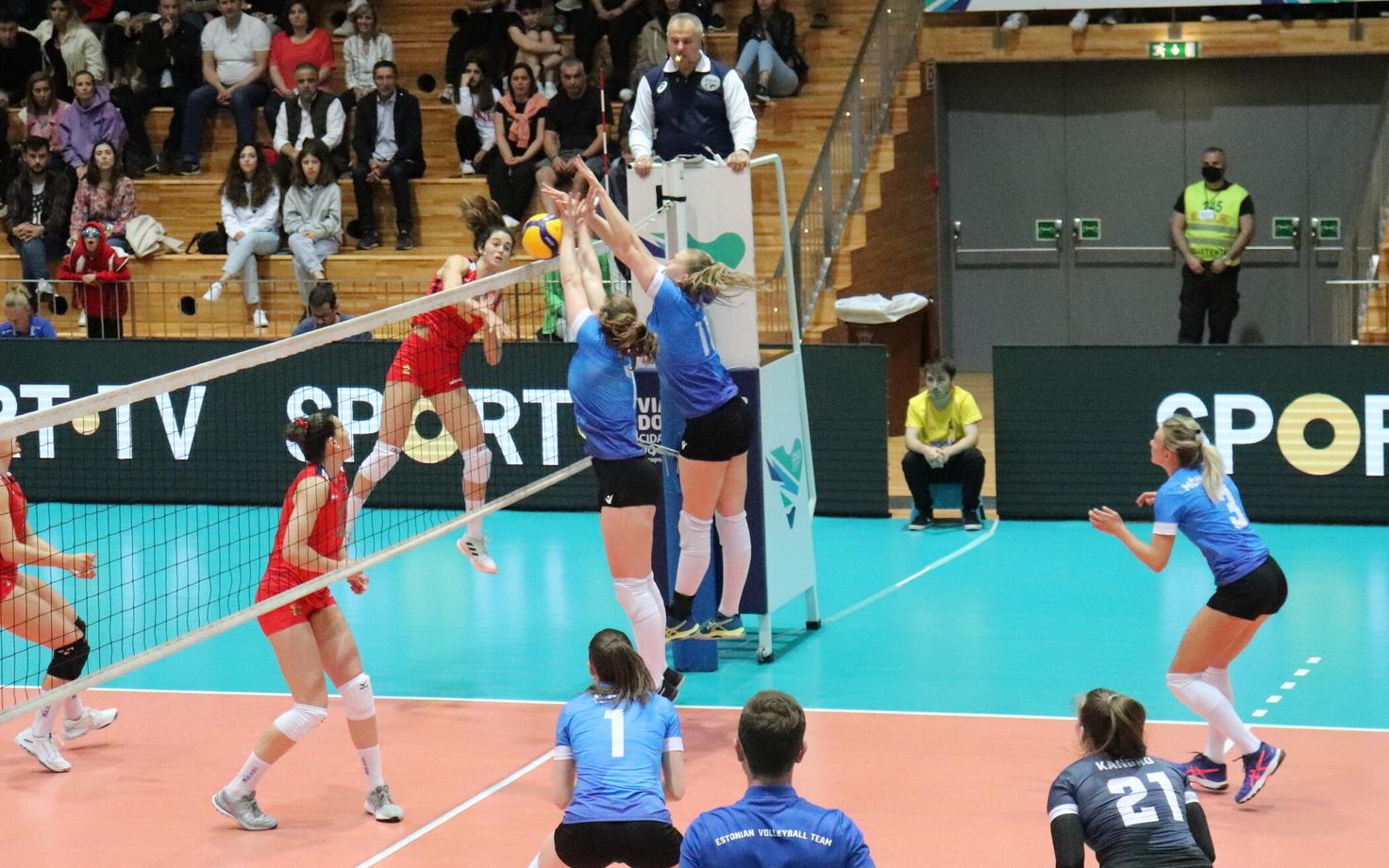 Eesti ja Portugali vaheline Hõbeliiga kohtumine.
