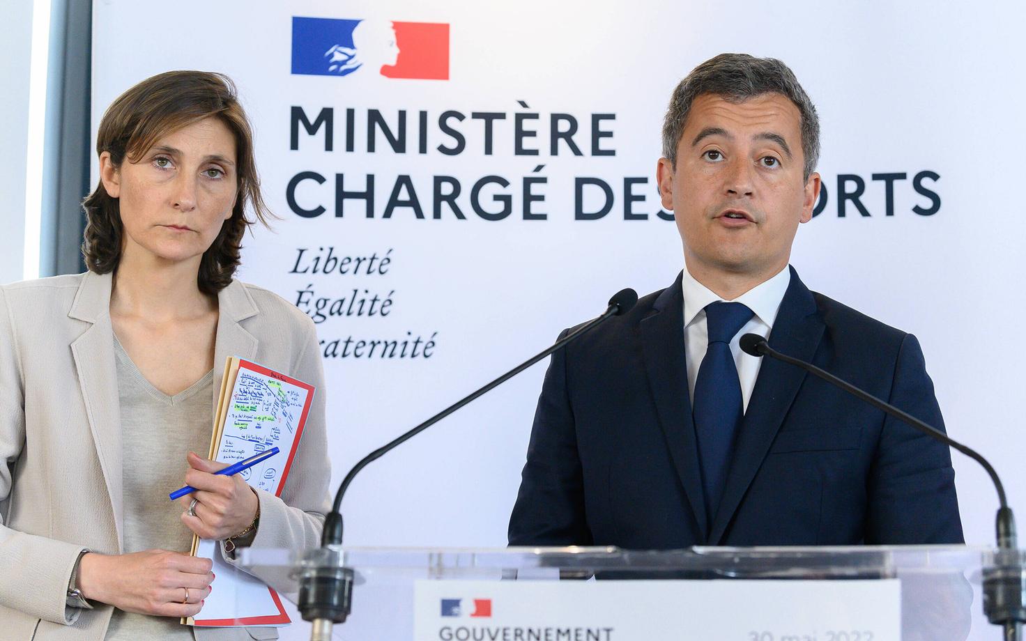 Amelie Oudea-Castrera ja Gerald Darmanin