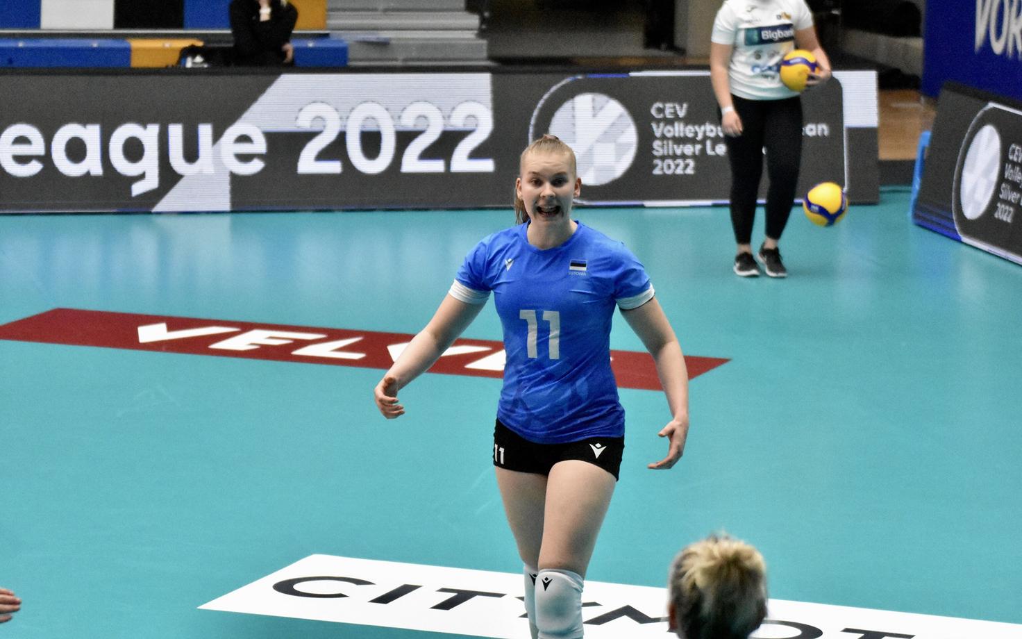 Võrkpalli naiste Hõbeliiga: Eesti - Rootsi