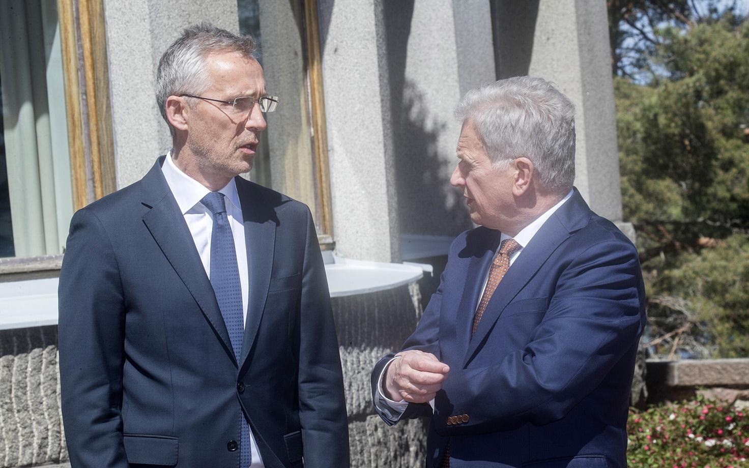 Jens Stoltenberg ja Sauli Niinistö.