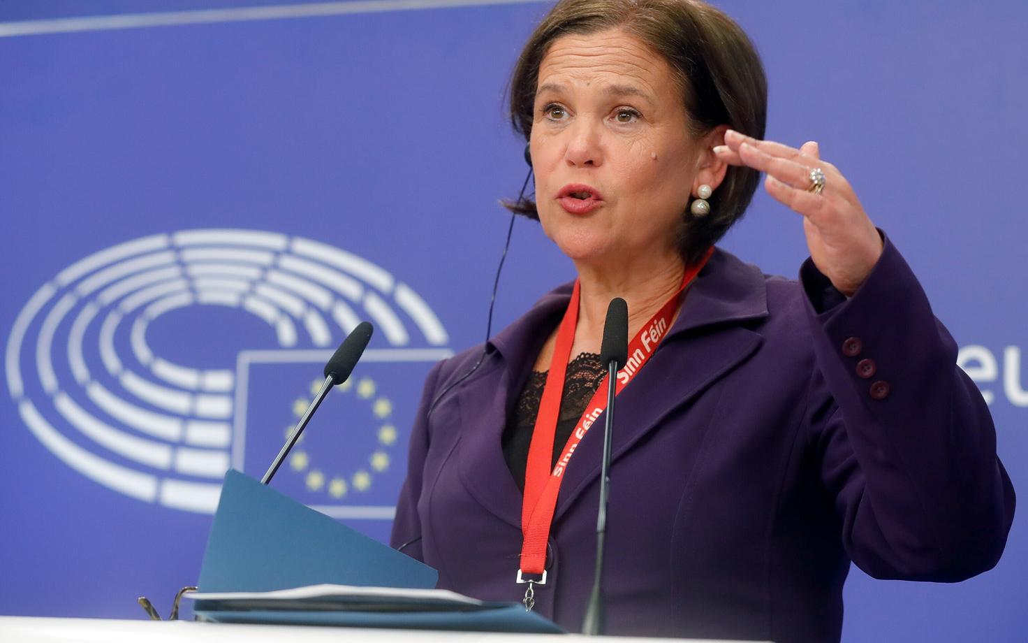 Sinn Feini juht Mary Lou McDonald Brüsselis