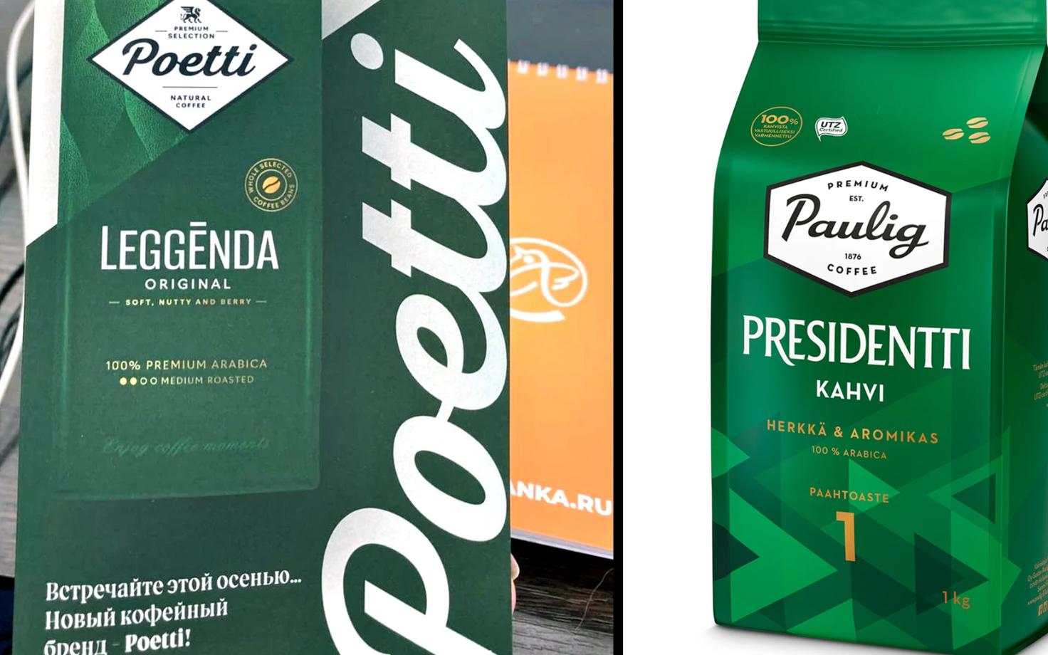Vene Poetti Leggenda ja Soome Paulig Presidentti