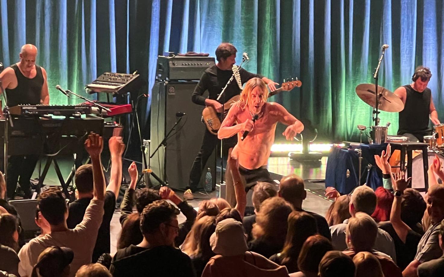 Iggy Pop Alexela kontserdimajas.