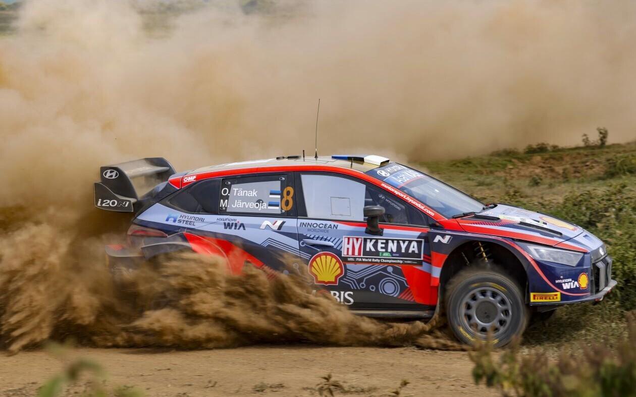 Ott Tänak ja Martin Järveoja Keenia rallil