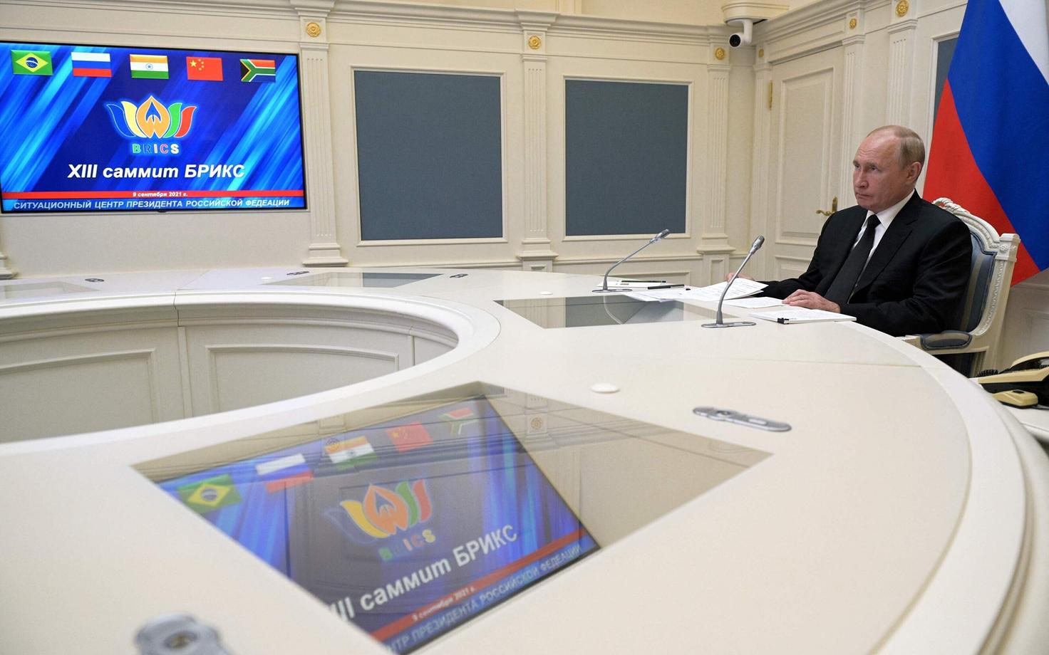 Venemaa president Vladimir Putin osalemas BRICS riikide konverentsil videolingi kaudu