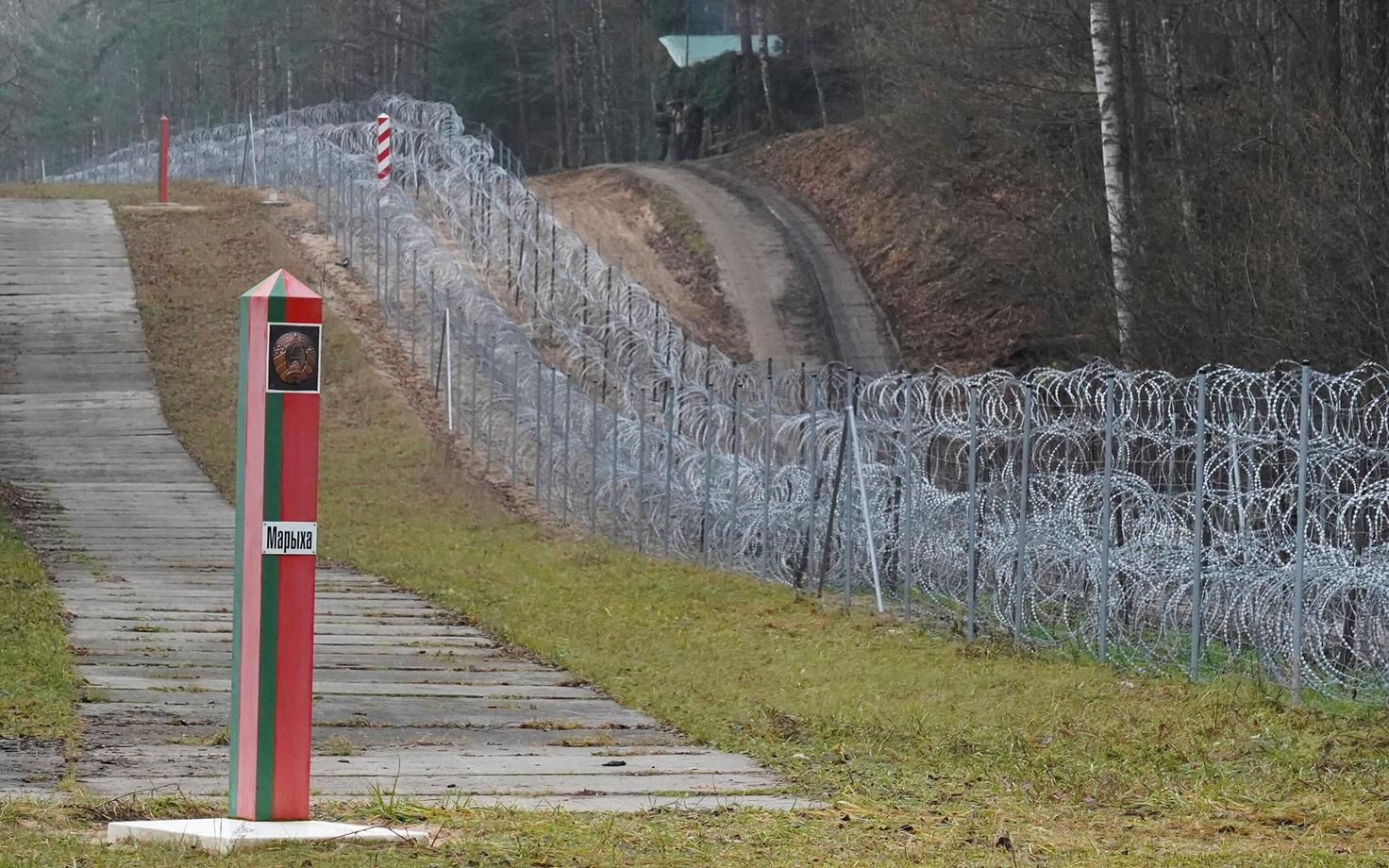 Leedu-Valgevene piir, mida põgenikud 2021. aasta suvel massiliselt ületasid