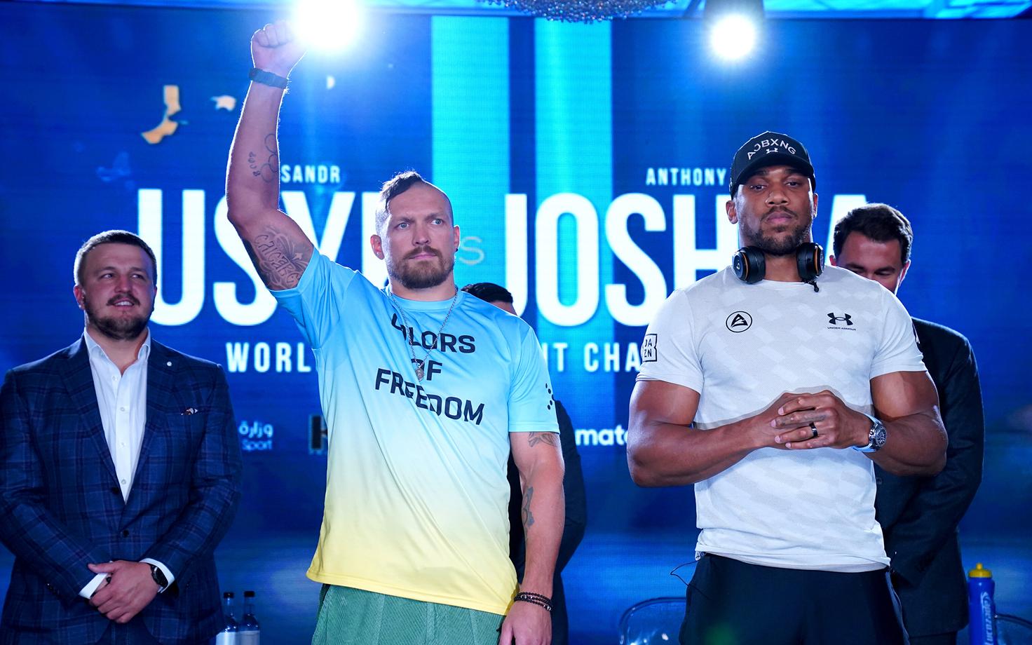 Oleksandr Usyk ja Anthony Joshua
