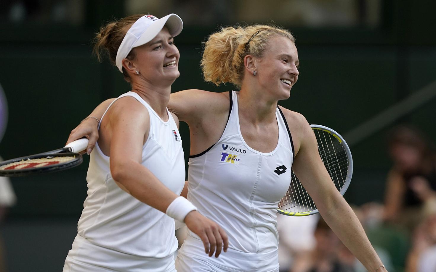 Barbora Krejcikova ja Katerina Siniakova