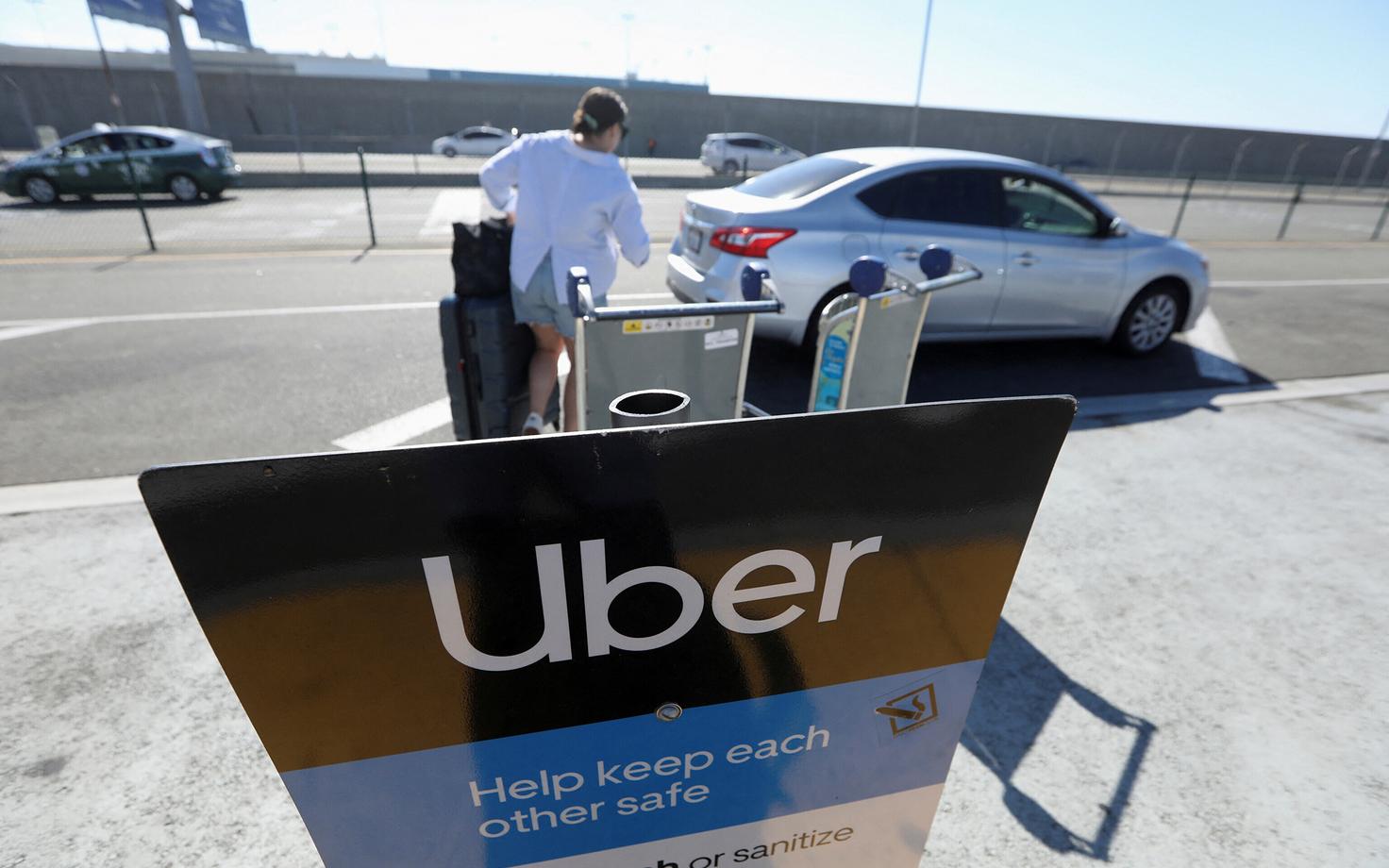 Uberi silt Los Angelese rahvusvahelises lennujaamas USA-s