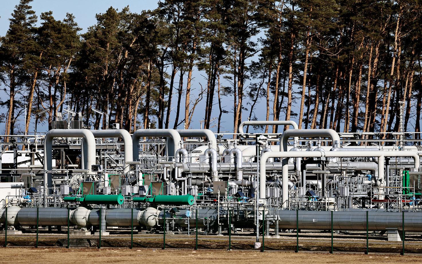 Nord Stream 1 gaasitorud Saksamaal Lubminis.