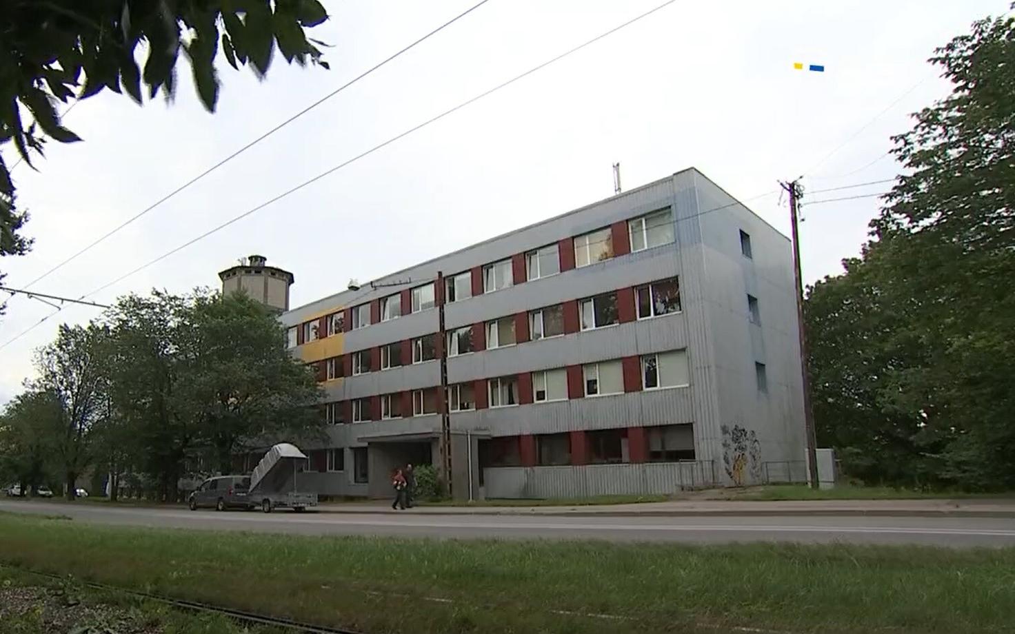 Многоквартирный дом для размещения украинских беженцев.