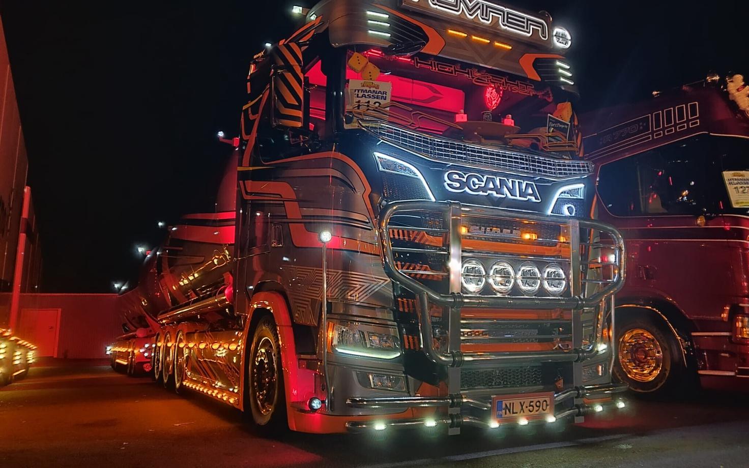 Участник фестиваля Tallinn Truck Show.
