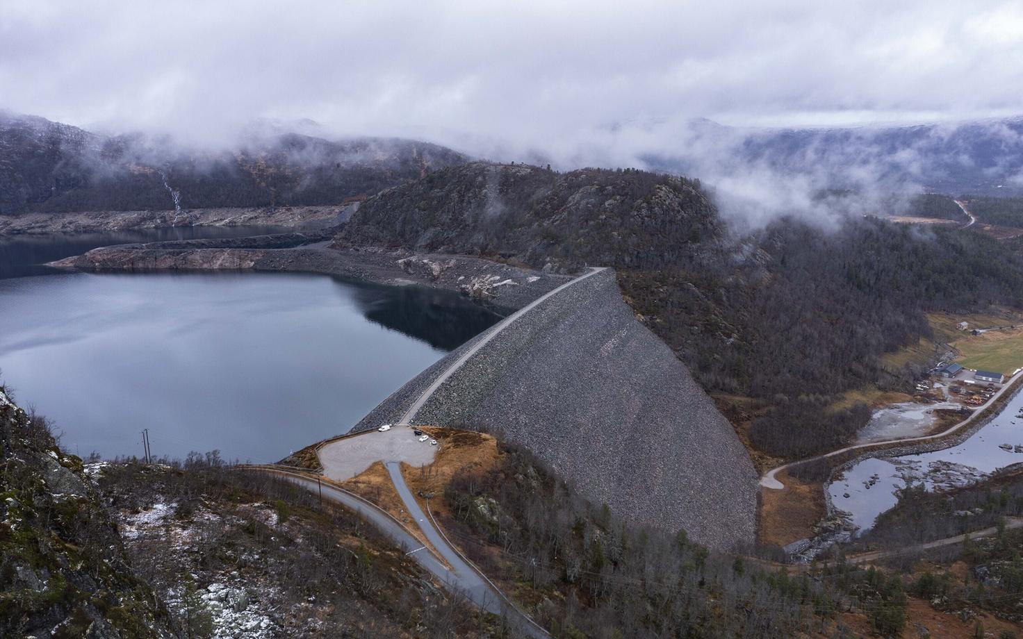 Sarvsfosseni veereservuaar Norras 2021. aastal