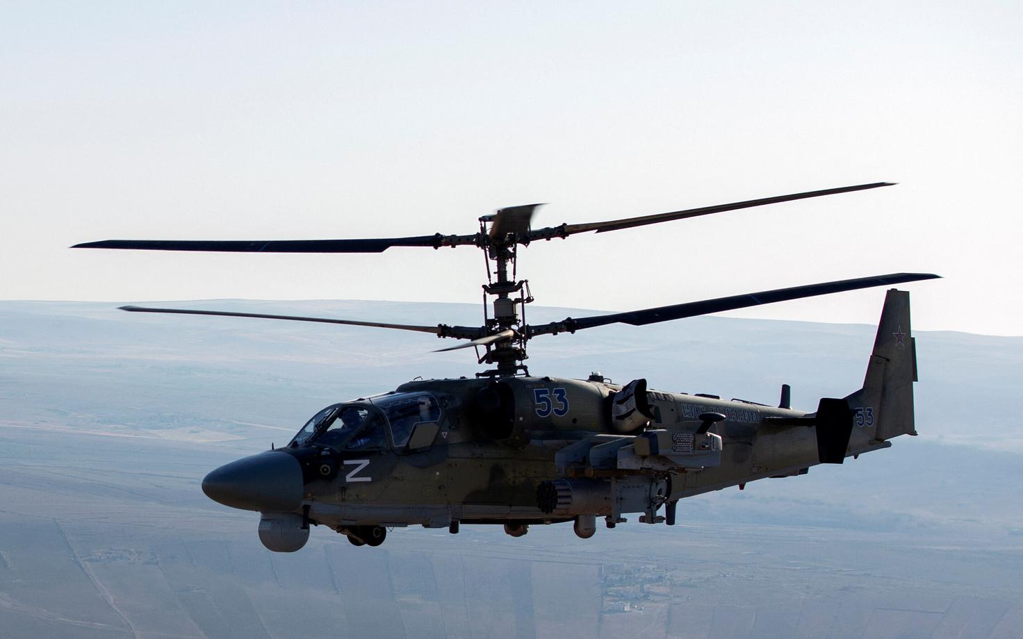 Vene ründekopter Ka-52 Süürias
