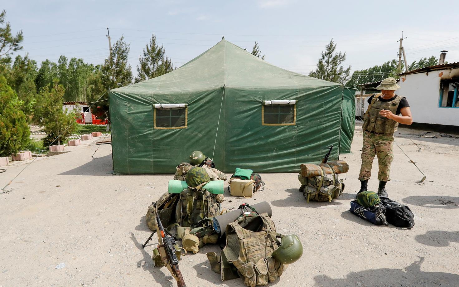 Военные Кыргызстана.